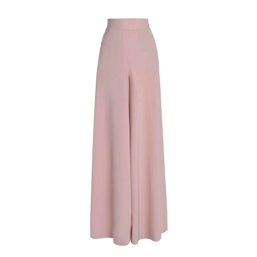 HATHAIRAT Signature palazzo pants in Italian crepe.
